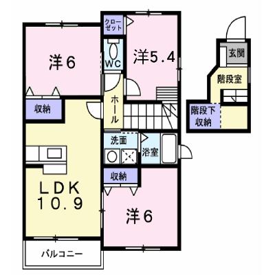 アヴェニール壱番館 202【管理NO：1-010456701-02020】 ★家具家電は申し込み後に搬入しますの外観画像