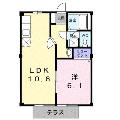 ニューシティー大坪 105【管理NO：1-005092501-01050】 ★家具家電は申し込み後に搬入しますの外観画像