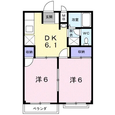 サンヒルズ上津 204【管理NO：1-003915701-02040】 ★家具家電は申し込み後に搬入しますの外観画像