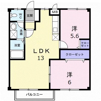 ハイツウイステリア（Ａ） 203【管理NO：1-003690001-02030】 ★家具家電は申し込み後に搬入しますの外観画像