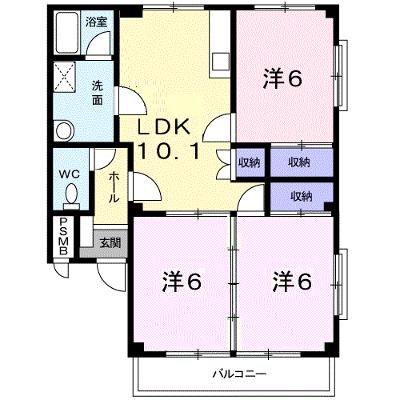 グリーンハイツ吉田 202【管理NO：1-001489801-02020】 ★家具家電は申し込み後に搬入します★の外観画像