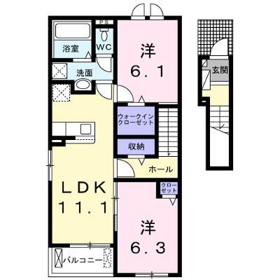 ブリアン　メゾン　みやき　Ｂ 204【管理NO：1-026995702-02040】 ★家具家電は申し込み後に搬入しますの外観画像