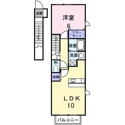 メゾン・ドゥ・シャルマン弐番館 201【管理NO：1-013983502-02010】 ★家具家電は申し込み後に搬入します★の外観画像