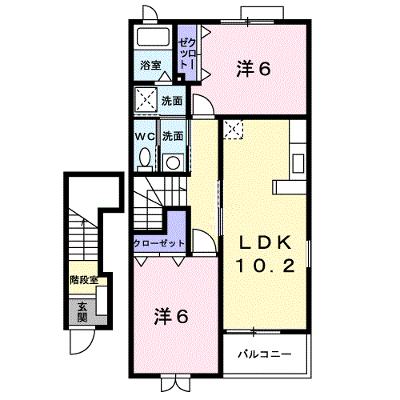 アビターレ吉井Ａ 204【管理NO：1-012943301-02040】 ★家具家電は申し込み後に搬入しますの外観画像