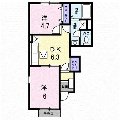 フォレスト金の原Ⅱ 101【管理NO：1-011907701-01010】 ★家具家電は申し込み後に搬入しますの外観画像