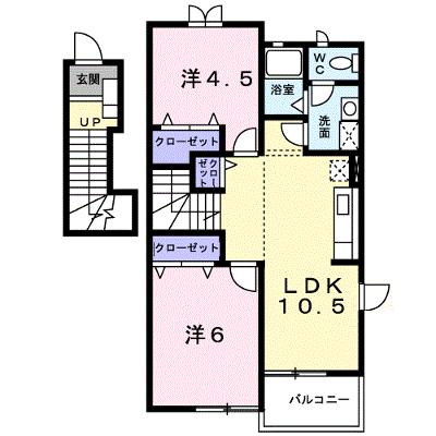 カステリア三隈Ⅱ 201【管理NO：1-011528901-02010】 ★家具家電は申し込み後に搬入しますの外観画像