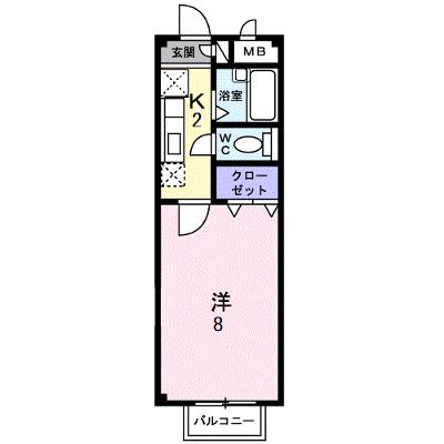 アウローラハイツ 204【管理NO：1-009327801-02040】 ★家具家電は申し込み後に搬入します 2026年08月中旬入居可能の外観画像