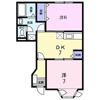 ニュークレストールソフィアＡ 102【管理NO：1-009469401-01020】 ★家具家電は申し込み後に搬入しますの外観画像