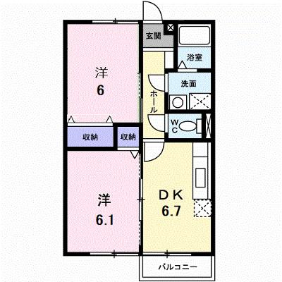 シャルマン・ＨＡＮＡＭＩＤＯＵ 204【管理NO：1-007702501-02040】 ★家具家電は申し込み後に搬入しますの外観画像