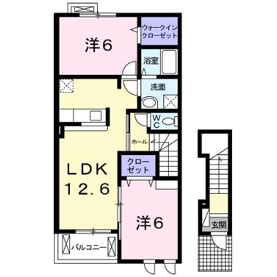 ヌフ・ジュネス 202【管理NO：1-017985601-02020】 2026年07月中旬入居可能の外観画像