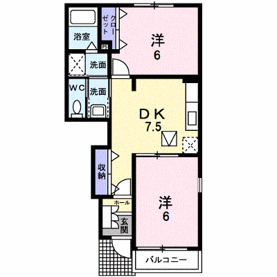 サンモールＢ 104【管理NO：1-013237202-01040】 ★家具家電は申し込み後に搬入します★の外観画像
