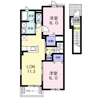 サニー　コート　シグナス　Ⅱ 202【管理NO：1-019065601-02020】の外観画像