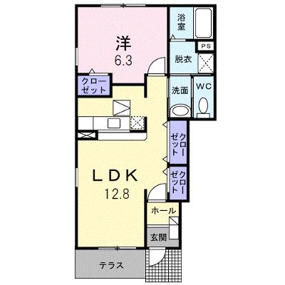 すいふようＢ 101【管理NO：1-013956702-01010】 ★家具家電は申し込み後に搬入しますの外観画像