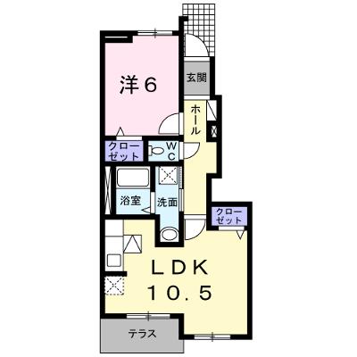 カーサブリランテ 102【管理NO：1-017392101-01020】 ★家具家電は申し込み後に搬入しますの外観画像
