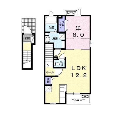 ＨＩＮＯＫＩ　Ⅷ 201【管理NO：1-024698901-02010】 ★家具家電は申し込み後に搬入しますの外観画像