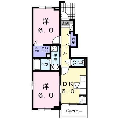 ルーデンス佐藤Ⅱ 103【管理NO：1-018953501-01030】 ★家具家電は申し込み後に搬入しますの外観画像