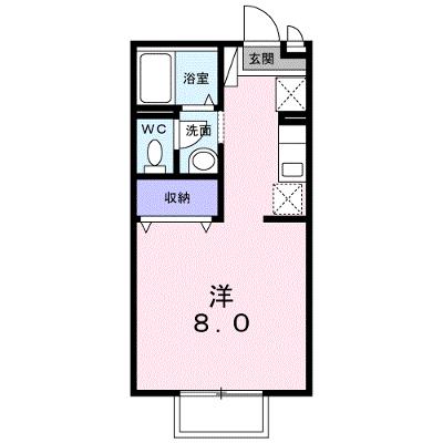 エトワールⅡ 203【管理NO：1-099228101-02030】 ★家具家電は申し込み後に搬入します 2026年08月上旬入居可能の外観画像