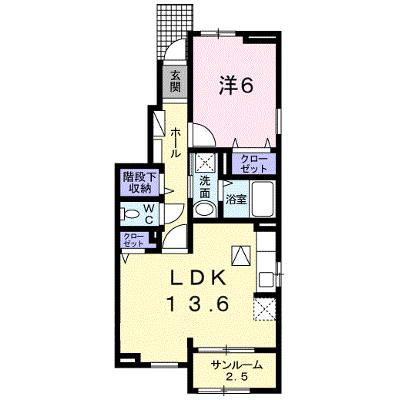 フィオーレ・芦刈Ⅰ 101【管理NO：1-020784901-01010】 ★家具家電は申し込み後に搬入しますの外観画像