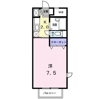パ－クサイド素川 201【管理NO：1-011102401-02010】 ★家具家電は申し込み後に搬入しますの外観画像