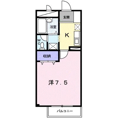 アクシスⅠ 202【管理NO：1-007725801-02020】 ★家具家電は申し込み後に搬入しますの外観画像