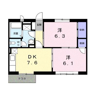 Ｎ・Ｓ・Ｋ　１号館 101【管理NO：1-005371801-01010】 ★家具家電は申し込み後に搬入します★の外観画像