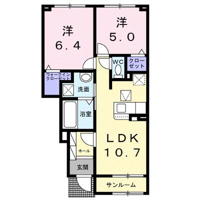 トゥルース　Ｂ 103【管理NO：1-027764501-01030】 ★家具家電は申し込み後に搬入します 2026年08月上旬入居可能の外観画像