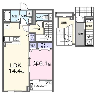 アールズハイムⅡ 303【管理NO：1-027522001-03030】 ★家具家電は申し込み後に搬入します★の外観画像
