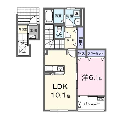 アールズハイムⅡ 203【管理NO：1-027522001-02030】 ★家具家電は申し込み後に搬入します★の外観画像