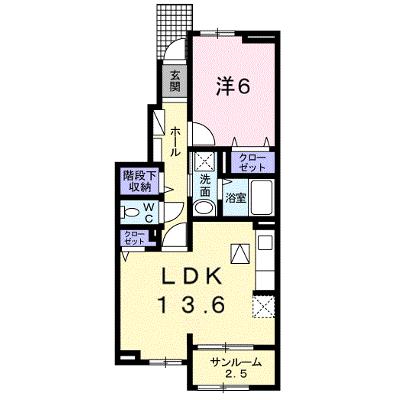 フィオーレ・芦刈Ⅰ 102【管理NO：1-020784901-01020】 ★家具家電は申し込み後に搬入しますの外観画像