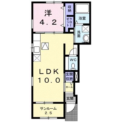 グランデ　アクア　ヴィラＡ 101【管理NO：1-019708401-01010】 ★家具家電は申し込み後に搬入しますの外観画像