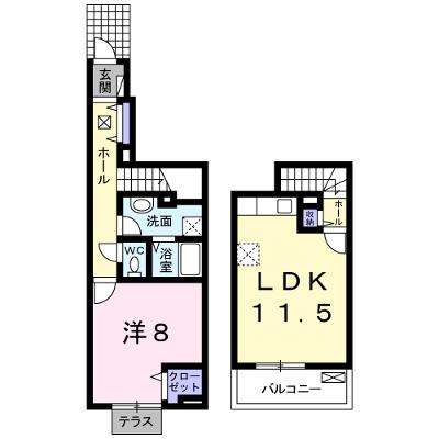 モデルノ　カーサ 104【管理NO：1-018259201-01040】 ★家具家電は申し込み後に搬入しますの外観画像