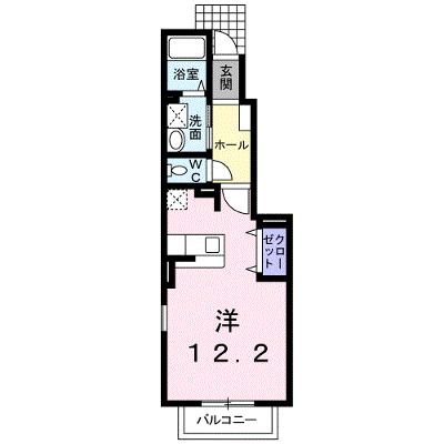 プリムローズ　Ｓ 102【管理NO：1-017623401-01020】 ★家具家電は申し込み後に搬入します★の外観画像