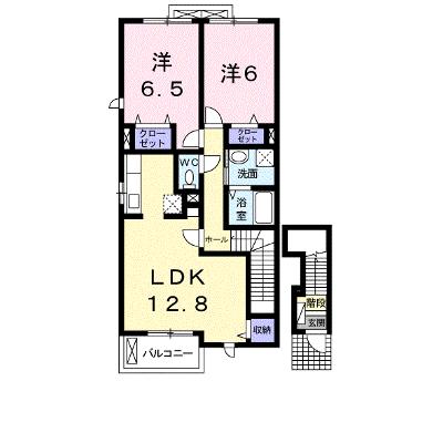 ミニョン　カナージュ　Ⅰ 201【管理NO：1-015954801-02010】 ★家具家電は申し込み後に搬入しますの外観画像
