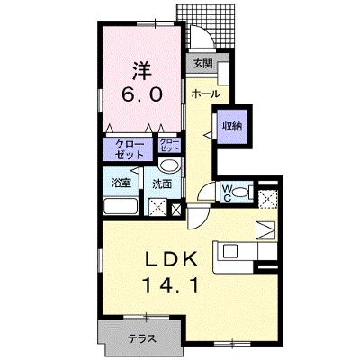 ウエストキャッスルＢ 104【管理NO：1-014037202-01040】 ★家具家電は申し込み後に搬入します★の外観画像