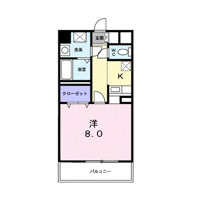 エルグレイス大手 310【管理NO：1-013621801-03100】 ★家具家電は申し込み後に搬入します★ ★2026年10月中旬入居可能★の外観画像