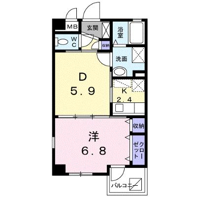高松マナーハウス 102【管理NO：1-012493801-01020】 ★家具家電は申し込み後に搬入しますの外観画像