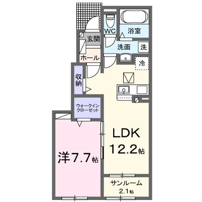 リデアル三川　Ｂ 102【管理NO：1-027830402-01020】 ★家具家電は申し込み後に搬入しますの外観画像