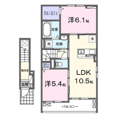 リデアル三川　Ａ 202【管理NO：1-027830401-02020】 ★家具家電は申し込み後に搬入しますの外観画像