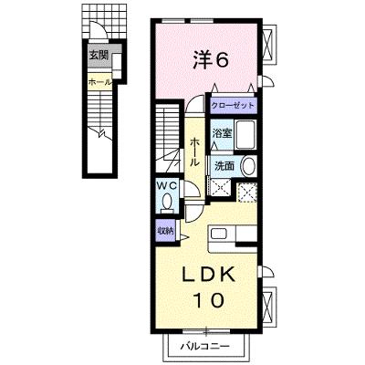 ブロッサムズ汐見 201【管理NO：1-016029401-02010】 ★家具家電は申し込み後に搬入しますの外観画像