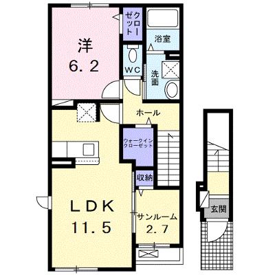 ステラ１－ＭＹ 201【管理NO：1-026919101-02010】 ★家具家電は申し込み後に搬入しますの外観画像