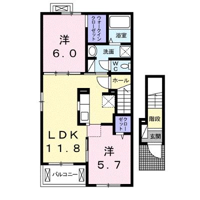 マリアナオ・Ｎ　Ⅰ 201【管理NO：1-021411001-02010】 ★家具家電は申し込み後に搬入しますの外観画像