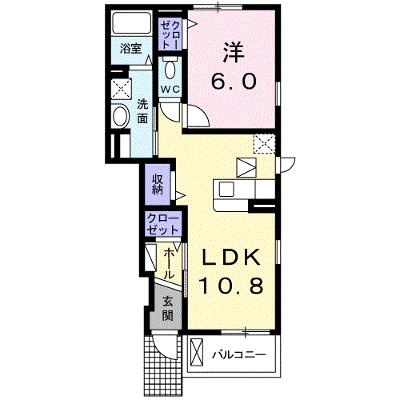 サンライズⅥ 104【管理NO：1-018911101-01040】 ★家具家電は申し込み後に搬入します★の外観画像