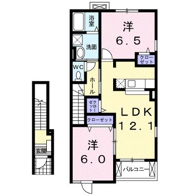 ミルト・フリーデⅡ 202【管理NO：1-015156802-02020】 ★家具家電は申し込み後に搬入しますの外観画像