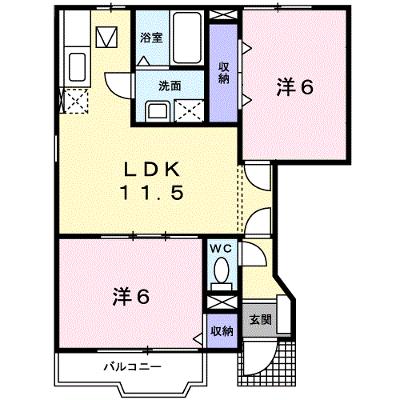 ソレイユＢ 101【管理NO：1-012047502-01010】 ★家具家電は申し込み後に搬入しますの外観画像