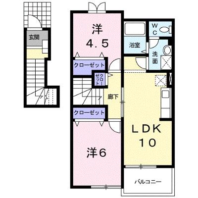 セピアコート 202【管理NO：1-011882201-02020】 ★家具家電は申し込み後に搬入しますの外観画像