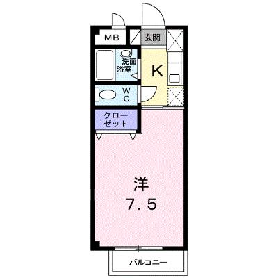 ヴェルジュ・マ・メゾン 102【管理NO：1-009551201-01020】 ★家具家電は申し込み後に搬入しますの外観画像