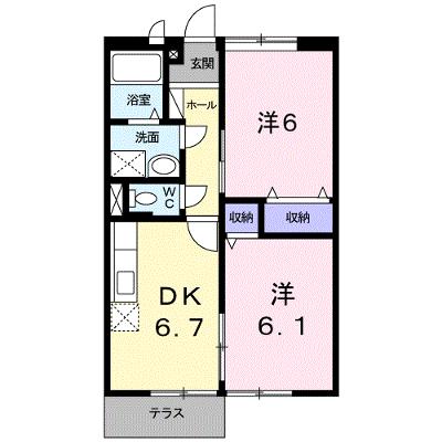 ステラ猪野 103【管理NO：1-007951701-01030】 ★家具家電は申し込み後に搬入しますの外観画像