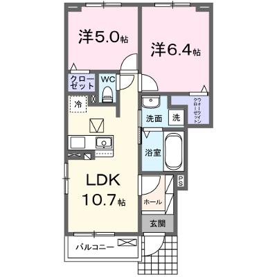 バルカロール 101【管理NO：1-027757801-01010】 ★家具家電は申し込み後に搬入します★の外観画像