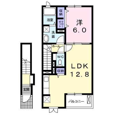 レジデンス・ドリーム　Ⅱ 205【管理NO：1-022189901-02040】 ★家具家電は申し込み後に搬入します★の外観画像