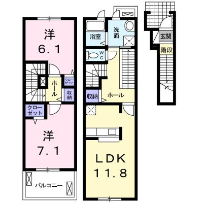 ラフレシール 206【管理NO：1-017098401-02050】 ★家具家電は申し込み後に搬入します★の外観画像